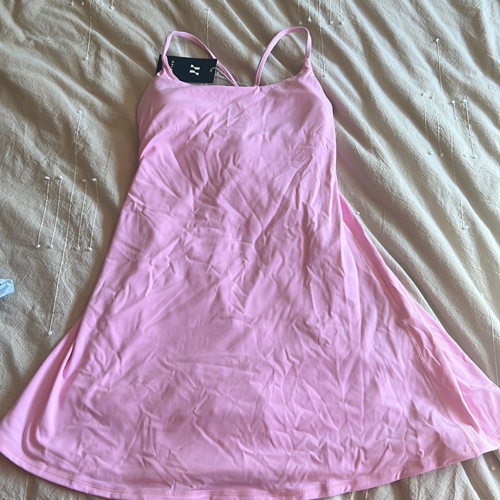 Halara dress built in shorts brand new